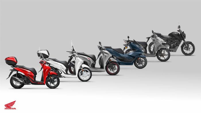 Honda Scooters 2023 - Νέοι χρωματισμοί