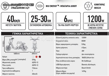 Niu  -  2021 - 1 799 EUR Καινούργιες - Μεταχειρισμένες Μοτοσυκλέτες