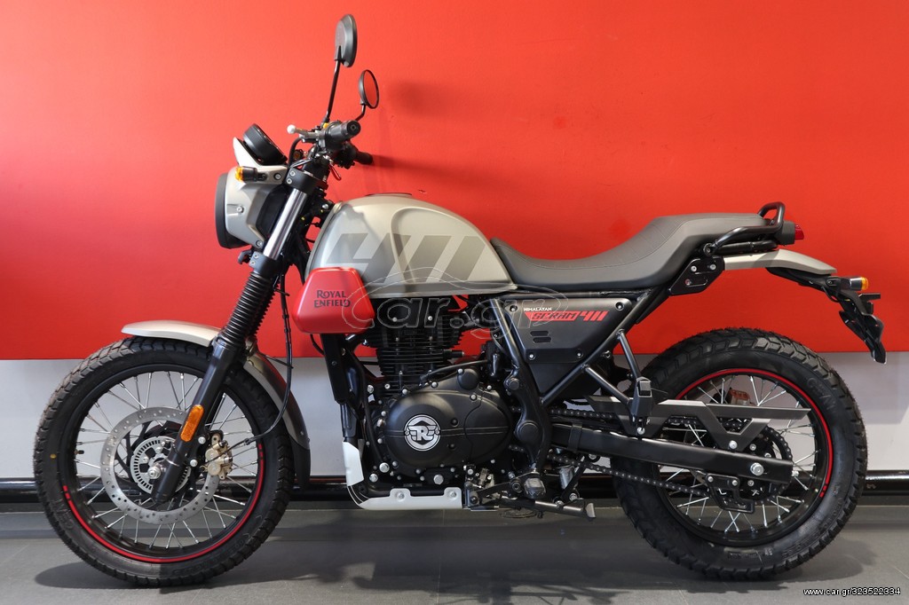 Royal Enfield  - SCRAM 411 GRAPHITE RED 2022 - 5 490 EUR Καινούργιες - Μεταχειρι