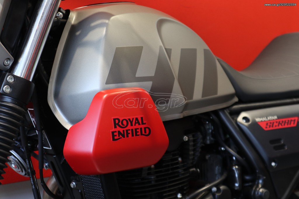 Royal Enfield  - SCRAM 411 GRAPHITE RED 2022 - 5 490 EUR Καινούργιες - Μεταχειρι