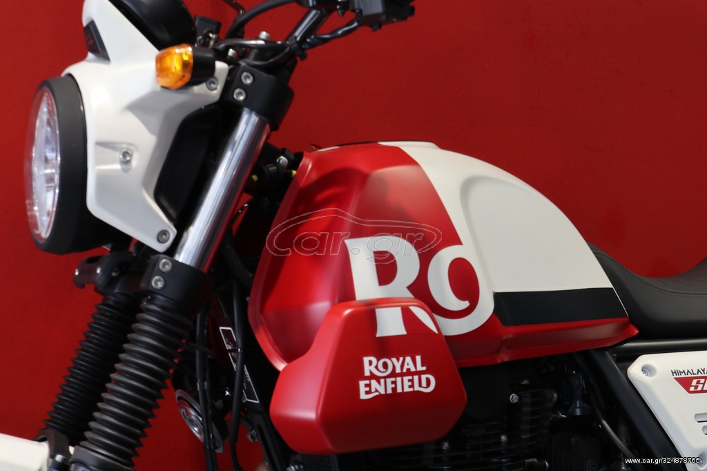 Royal Enfield  - SCRAM 411 WHITE FLAME 2022 - 5 490 EUR Καινούργιες - Μεταχειρισ