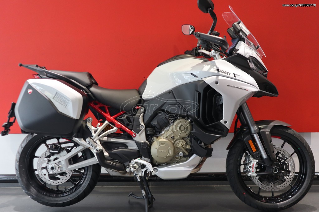 Ducati Multistrada V4 - S Iceberg White FULL 2023 - 30 800 EUR Καινούργιες - Μετ