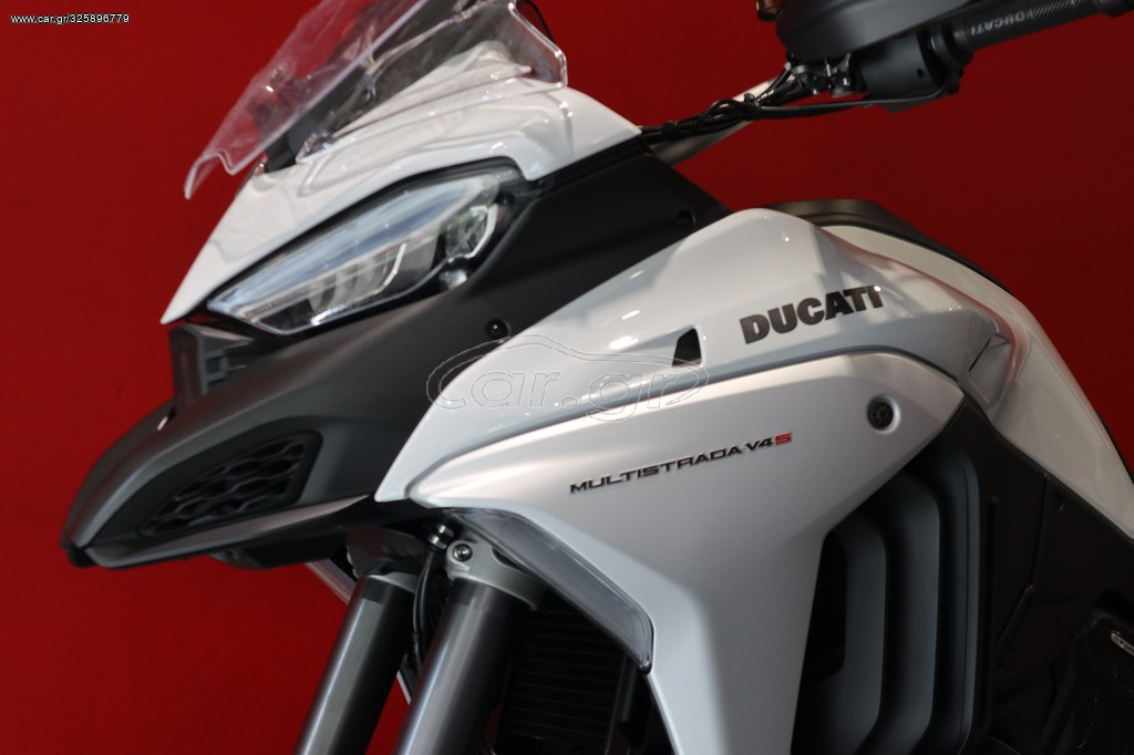 Ducati Multistrada V4 - S Iceberg White FULL 2023 - 30 800 EUR Καινούργιες - Μετ