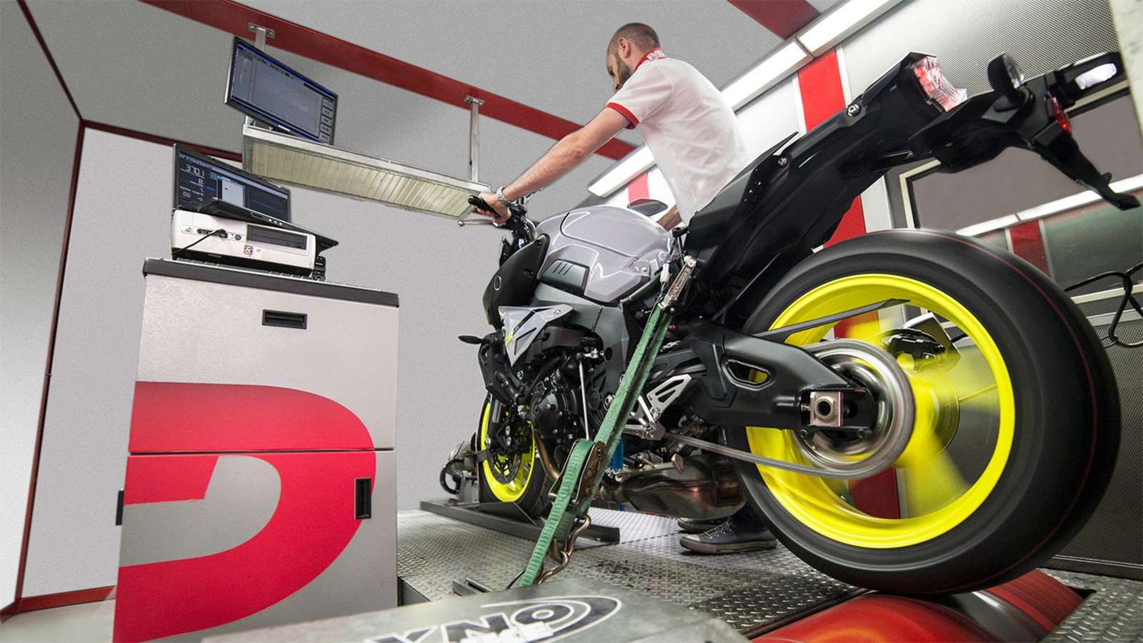 Το δυναμόμετρο είναι η μόνη πηγή πραγματικών μετρήσεων, ισχύος και ροπής, αλλά και απεικόνιση τους στο αντίστοιχο διάγραμμα.