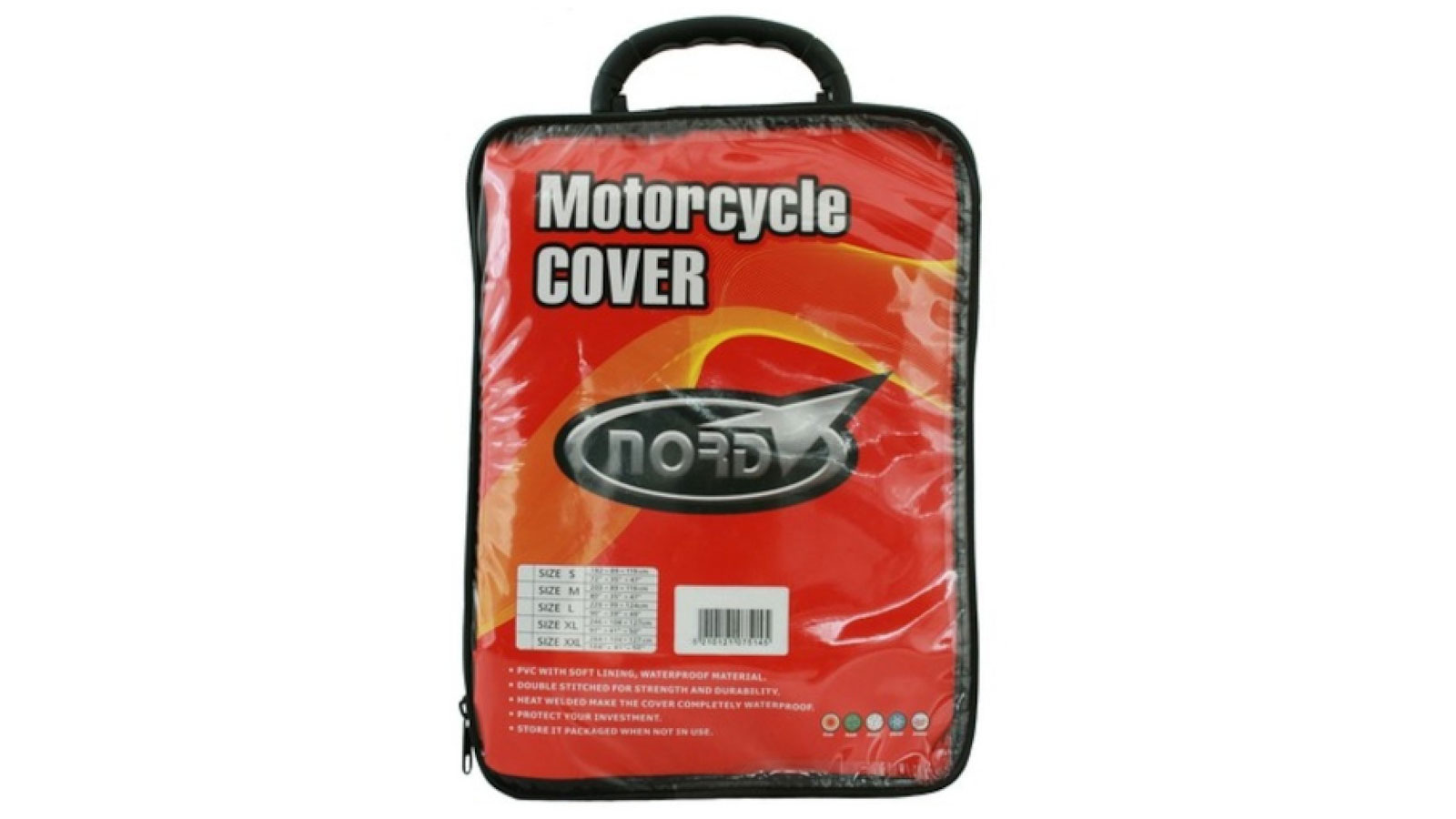 Ενισχυμένη κουκούλα μοτοσυκλέτας Nord 100% αδιάβροχη