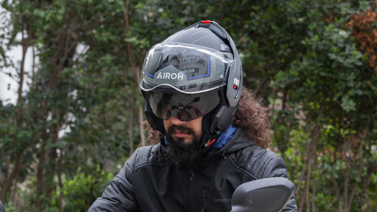 Κράνος Airoh Mathisse II: Flip-Up προστασία για κάθε συνθήκη