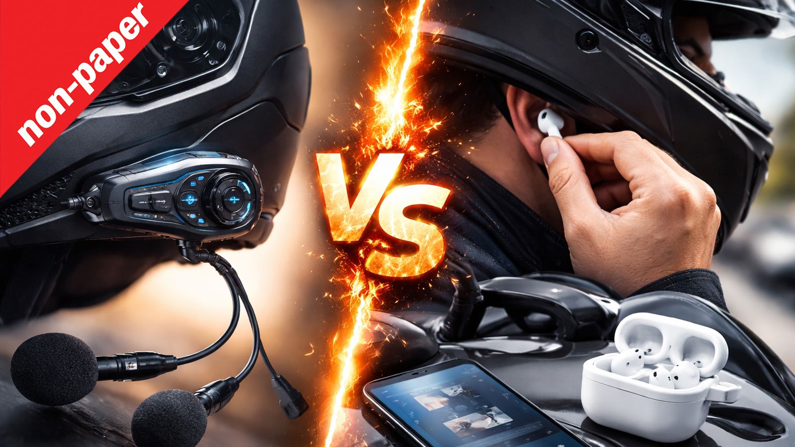 Ενδοεπικοινωνία ή ακουστικά μέσα από το κράνος;