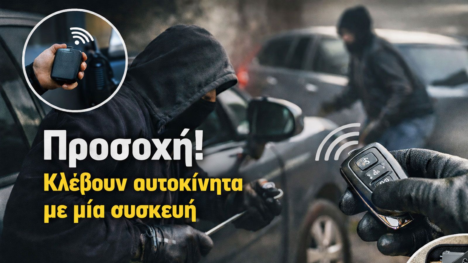 Κλέβουν αυτοκίνητα με μία νέα συσκευή: Τι προειδοποιεί η Ελληνική Αστυνομία