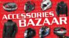 Bazaar σε αξεσουάρ μοτοσυκλέτας και αναβάτη