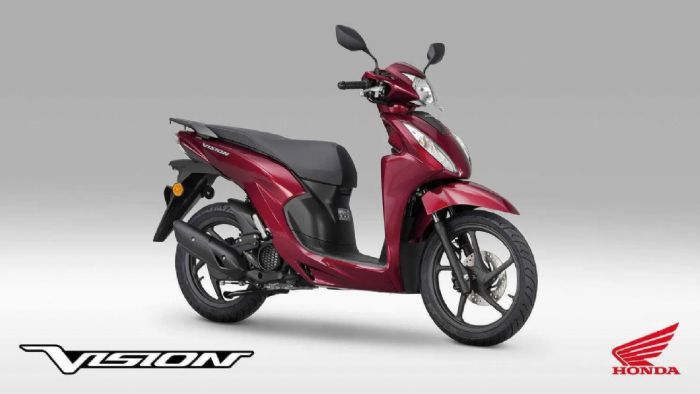 Honda Vision 110: Με Euro5+ και έξτρα εξοπλισμό για το 2025 