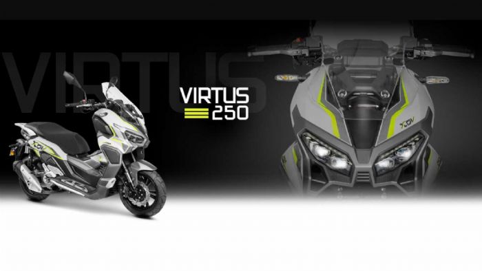 Virtus 250 και Mista 125: Ετοιμοπαράδοτα τα adventure scooter της Daytona  