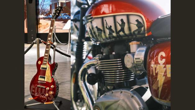 O βασιλιάς του Rock n Roll: Ειδική Triumph Τ120, αφιερωμένη στον Elvis 