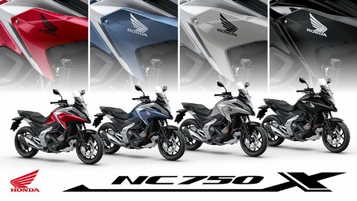 Honda NC750X 2023: Νέοι χρωματισμοί για το μοντέλο