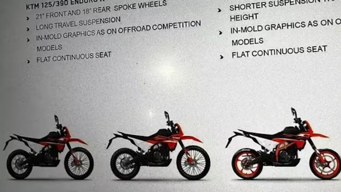 Διέρρευσαν τα KTM 390 Enduro R και 390 Supermoto SMC 