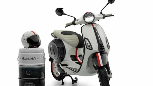 Vespa Elettrica “Monaco Edition” με carbon εξαρτήματα 