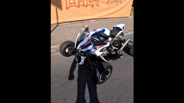 Video: Ψυχάκιας μετέτρεψε BMW S 1000RR σε γουρούνα, γιατί μπορεί  