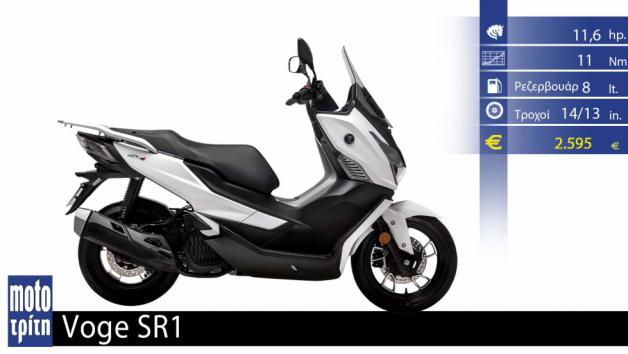 Voge SR1: Το μεγάλο 125άρι scooter 