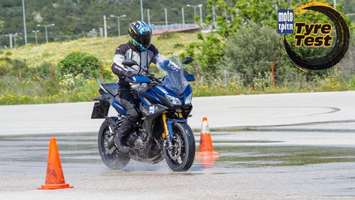 Μόνο στο Moto Τρίτη: Mega test ελαστικών μοτοσυκλέτας σε στεγνό-βρεγμένο-πίστα. 