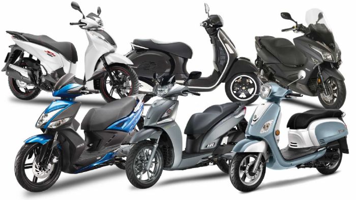 Scooter με χαμηλή κατανάλωση στα 200-300 κ.εκ.