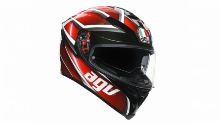 AGV ΚΡΑΝΟΣ K5 S E2205 MULTI-TEMPEST BLACK/RED