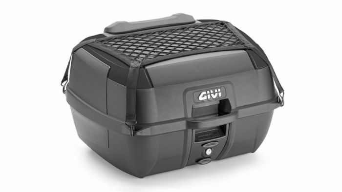 GIVI B45B+ : Βαλίτσα 45 Λίτρων Monolock Μαύρη με Πλάτη & Ελαστικό Δίχτυ GIVI B45B+ : Βαλίτσα 45 Λίτρων Monolock Μαύρη με Πλάτη & Ελαστικό Δίχτυ