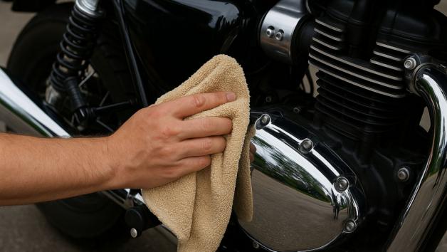 Με αυτόν τον τρόπο θα έχεις γυαλιστερό χρώμιο στη μοτοσυκλέτα σου με 0 ευρώ! Με αυτόν τον τρόπο θα έχεις γυαλιστερό χρώμιο στη μοτοσυκλέτα σου με 0 ευρώ!