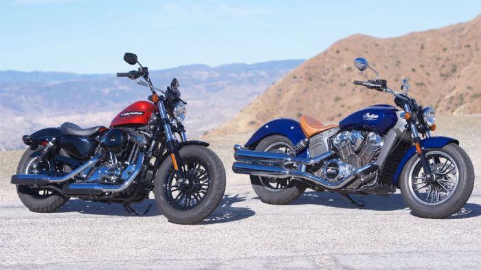 Η εποχή που οι αμερικανικές Harley-Davidson και Indian κυριαρχούσαν στους δρόμου Η εποχή που οι αμερικανικές Harley-Davidson και Indian κυριαρχούσαν στους δρόμους φαίνεται να περνά κρίση. Οι δύο ιστορικές μάρκες που άντεξαν σε πολέμους, οικονομικές υφέσεις και τεχνολογικές επαναστ