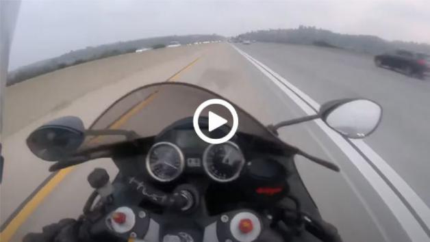 Κοσκίνισμα τιμονιού με τελικιασμένο ZX14R [video]