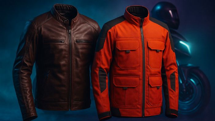 Δερμάτινο μπουφάν ή cordura; Δερμάτινο μπουφάν ή cordura;