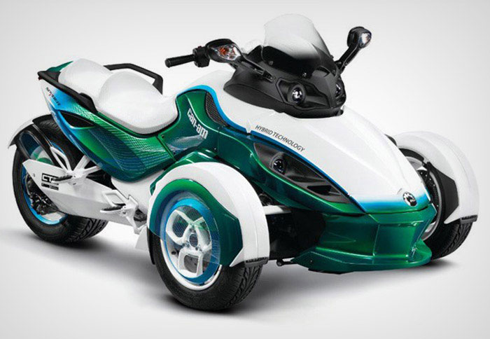 Το υβριδικό Can-Am Spyder θα είναι το πρώτο του είδους παγκοσμίως!