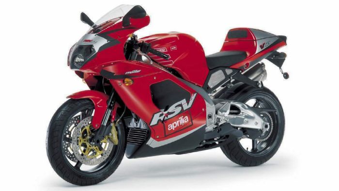 Χαρακτηριστικό παράδειγμα μιας Aprilia RSV Mille. 