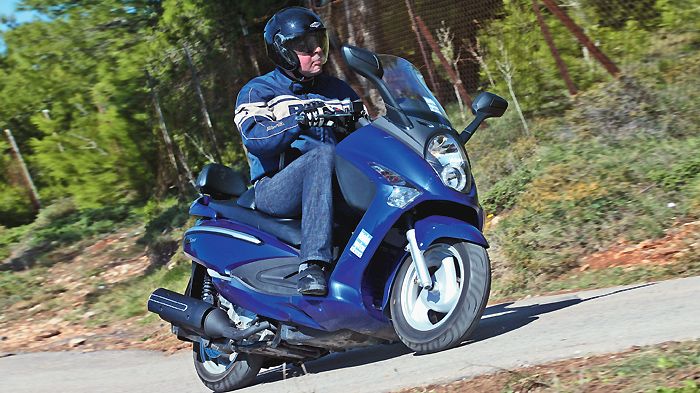 Το μεσαίο GT scooter της SYM είναι μια πολύ αξιόλογη πρόταση ως μεταχειρισμένο.