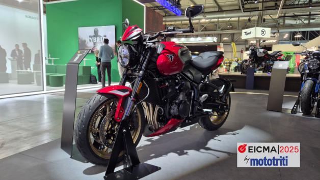 Την είδαμε στην EICMA του Μιλάνου, όπου η Triumph παρουσίασε τη νέα Trident 800 Την είδαμε στην EICMA του Μιλάνου, όπου η Triumph παρουσίασε τη νέα Trident 800 2026, ένα μοντέλο που έρχεται να συμπληρώσει τη μεσαία γκάμα των naked με έναν εντελώς νέο τρικύλινδρο κινητήρα.