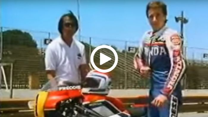 O Freddie Spencer στην πίστα Laguna Sega!