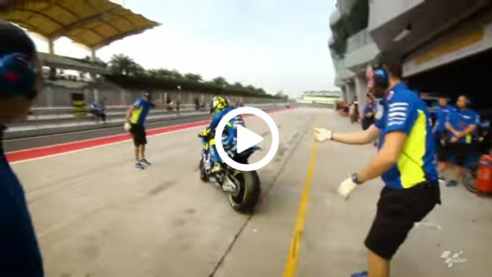 Η Suzuki Ecstar στα δοκιμαστικά της Sepang!