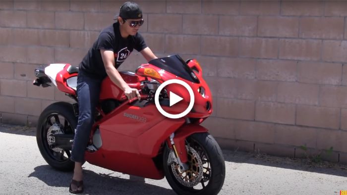 VIDEO: Ο τρομερός ήχος του Ducati 999