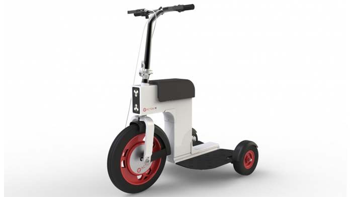 Η Acton Inc. παρουσίασε το M Scooter, ένα ηλεκτρικό μοντέλο που διπλώνει και μεταφέρεται ευκολότερα. 