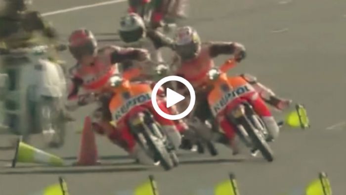 Marquez vs Pedrosa με παπί