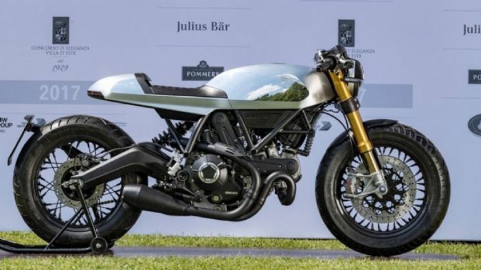 Το βραβευμένο Ducati café racer scrambler  