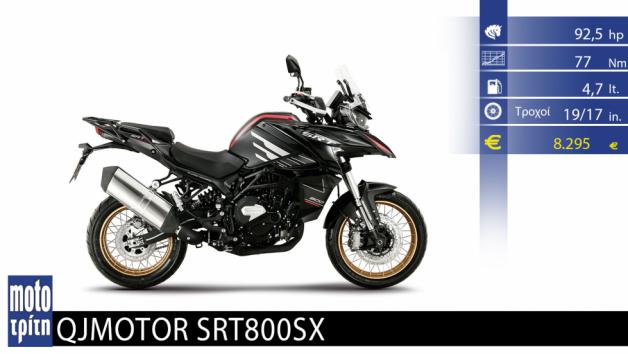 QJMOTOR SRT 800SX: Επιθετικά ανταγωνιστικό! 