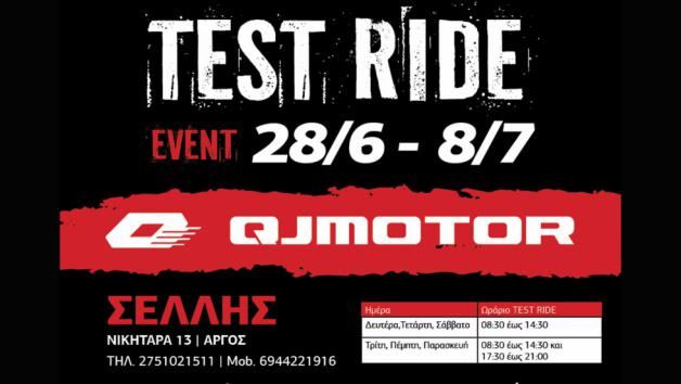 QJMOTOR στο Αργος: Ζήσε την περιπέτεια με το Test Ride Tour 2024!