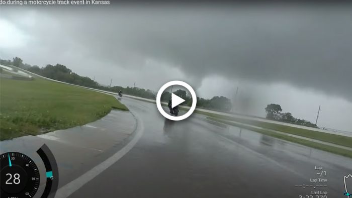 Τυφώνας σε μέρα trackday στο Kansas