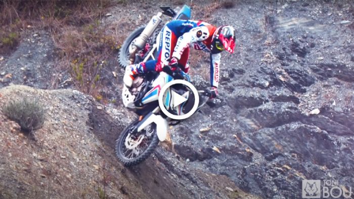 VIDEO: Ο Toni Bou «ξεφτιλίζει» την Africa Twin