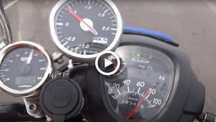 VIDEO: Παπί Honda με...turbo, κελαηδάει στο γκάζι! 