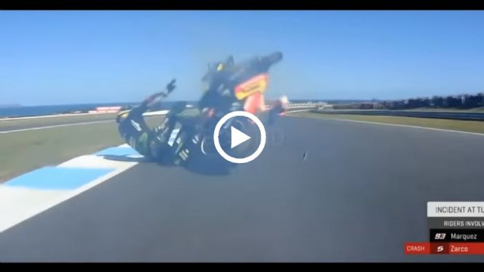 H σύγκρουση Zarco-Marquez στο Phillip Island