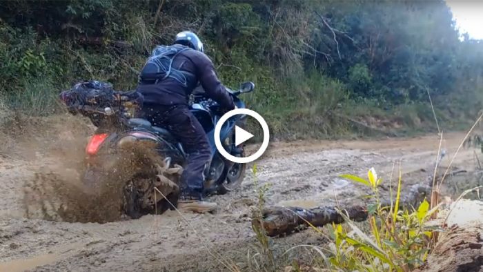 VIDEO: Αναβάτης «λασπώνει» την Hayabusa του καταρρίπτοντας τα στερεότυπα