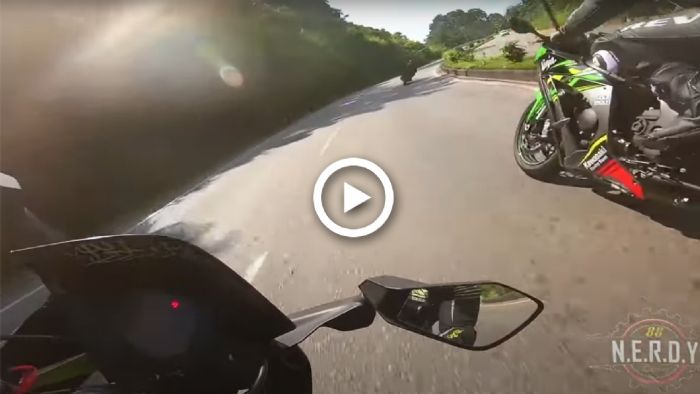 VIDEO: Τύπος με RC390 κάνει ανελέητη πλάκα σε ZX-10R