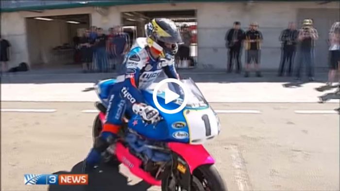 O Guy Martin οδηγεί την Britten 