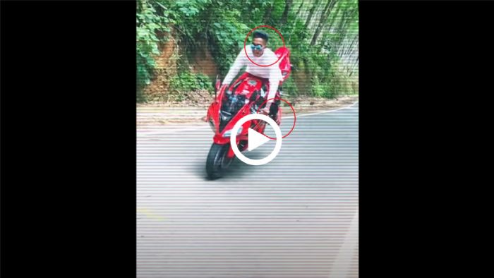 VIDEO: Ανελέητο flex από ακράνωτο με CBR 1000