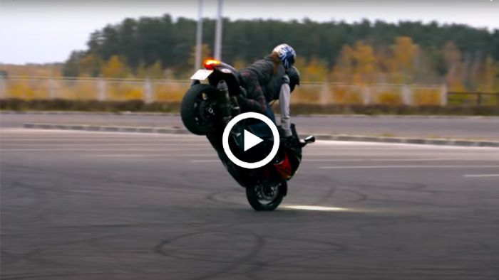 VIDEO: Στον ένα τροχό με Suzuki Hayabusa